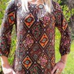Blouse imprimée King Louie – prêt-à-porter femme – Marie Pipelette, boutique de créateurs à Brignais